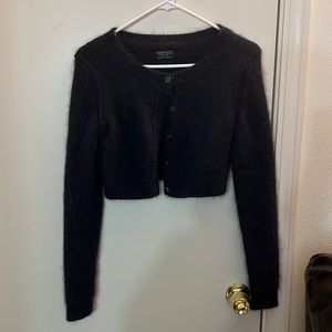 ALLSAINTS Mohair Cardigan. Its short in length.